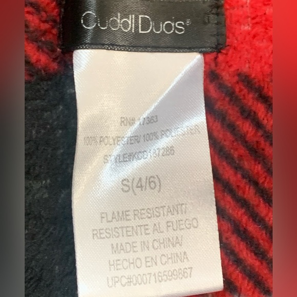 Preowned Cuddl Duds Reindeer Bath Robe. - Picture 3 of 7